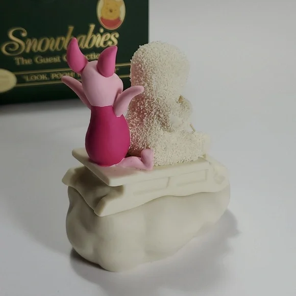 Snowbabies "Look, Pooh! No Hands!" Figurine - Picture 3 of 10